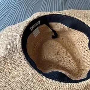 Miu Miu | Accessories | Miu Miu Woven Raffia Hat With Red  display picture 1